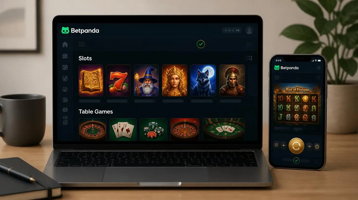 Casino-Oberfläche mit Live-Dealer-Spiel, verschiedenen Spielkacheln und einem rund um die Uhr verfügbaren Chat