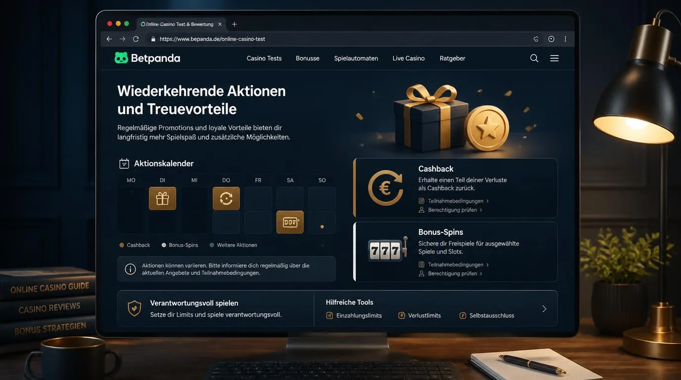 Laptop und Smartphone mit browserbasierten Slots und Tischspielen auf einer Casino-Spieleseite